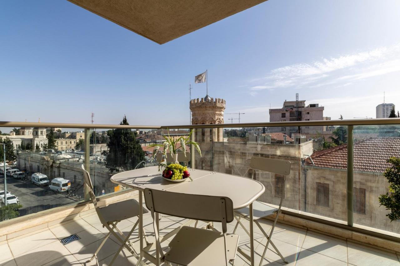 Luxury Three-Bedroom/Terrace Over Old City View エルサレム エクステリア 写真