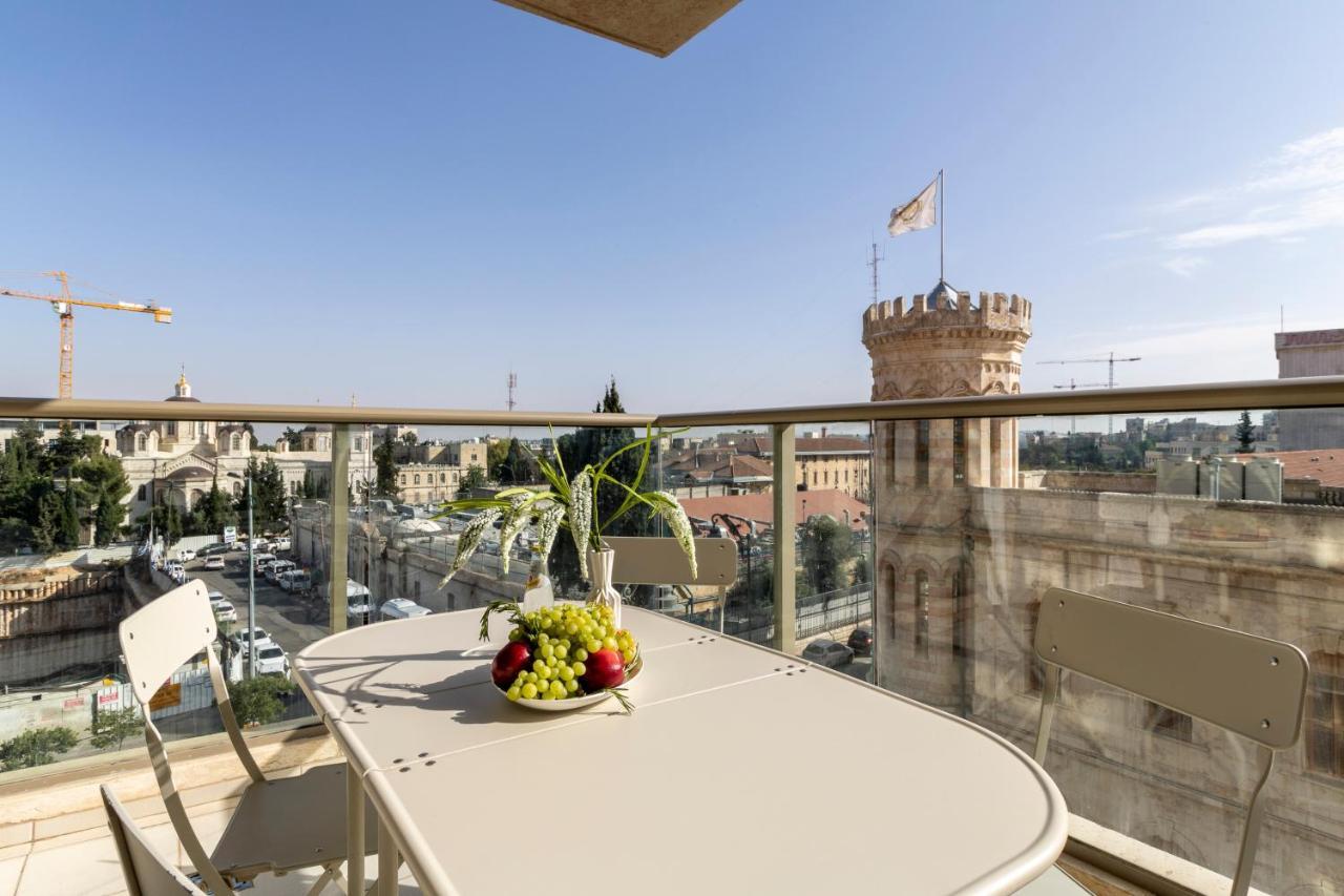 Luxury Three-Bedroom/Terrace Over Old City View エルサレム エクステリア 写真